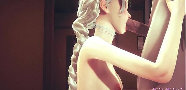 Frozen Hentai - POV Observe at first glance how Elsa sucks and fucks